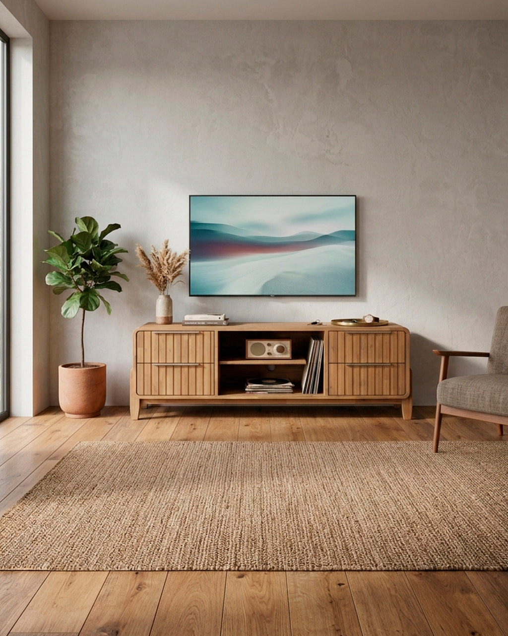 Mueble de TV KIANA con 4 cajones
