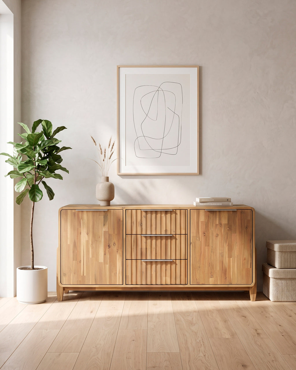 KIANA Sideboard with 2 doors and 3 drawers