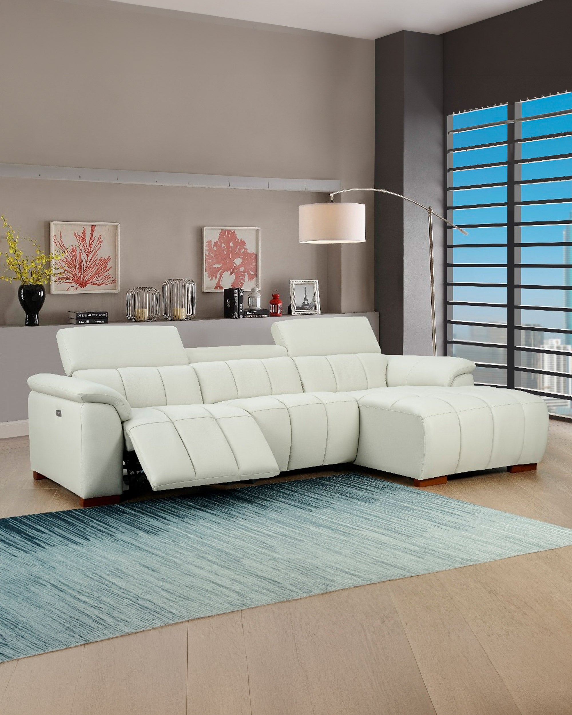 MADAGASCAR electric reclining chaise longue sofa