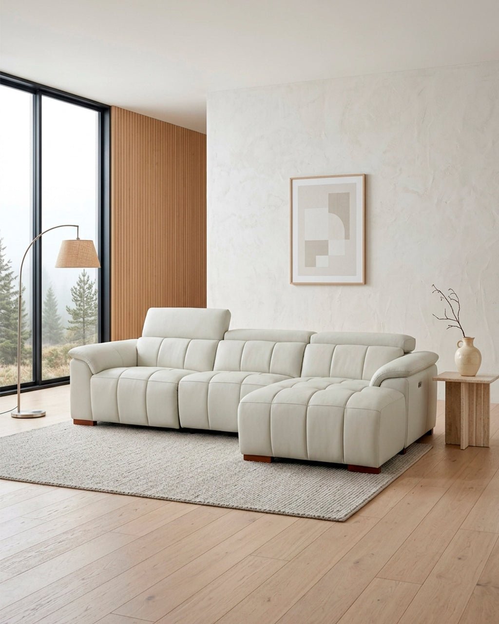MADAGASCAR electric reclining chaise longue sofa