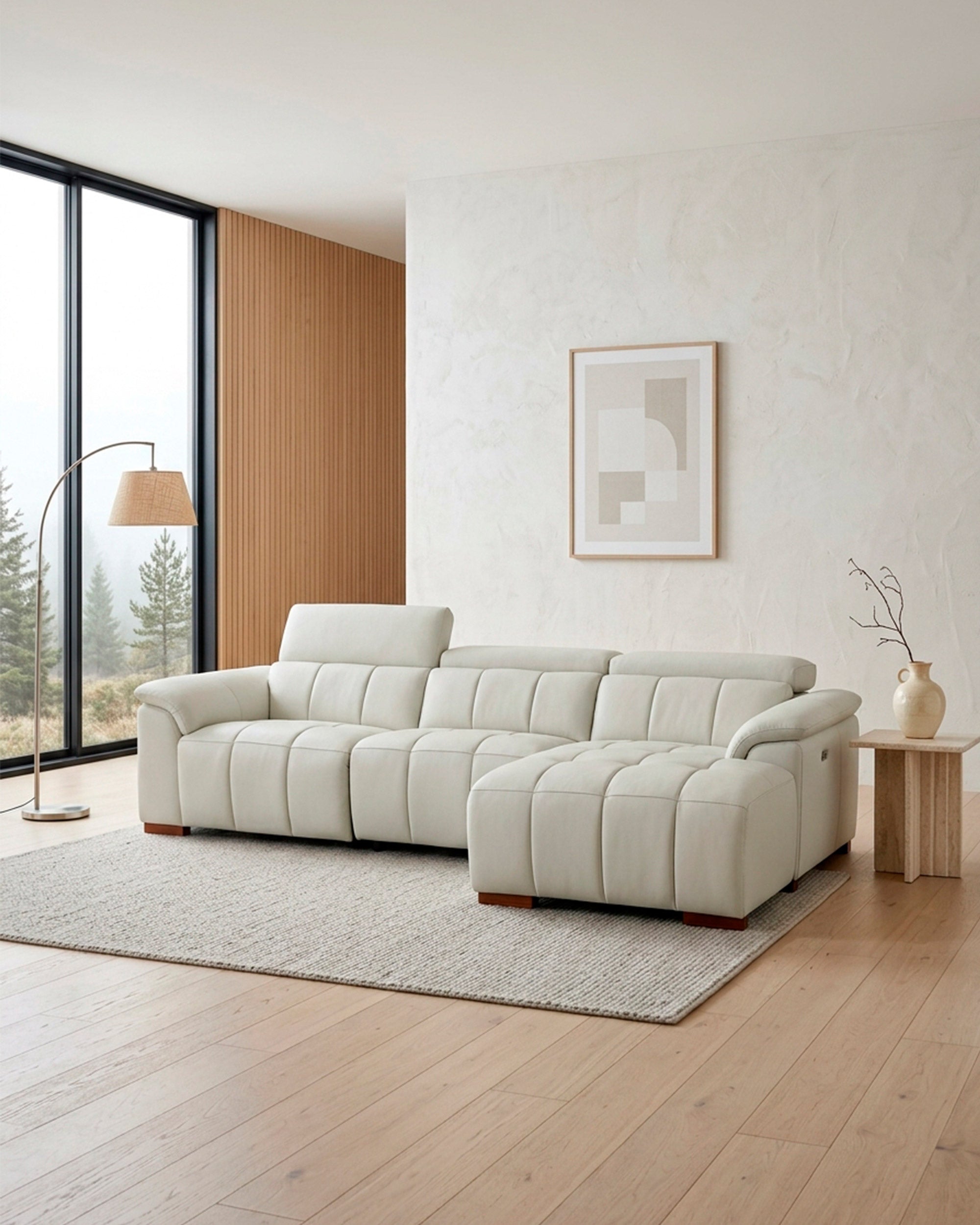 MADAGASCAR electric reclining chaise longue sofa