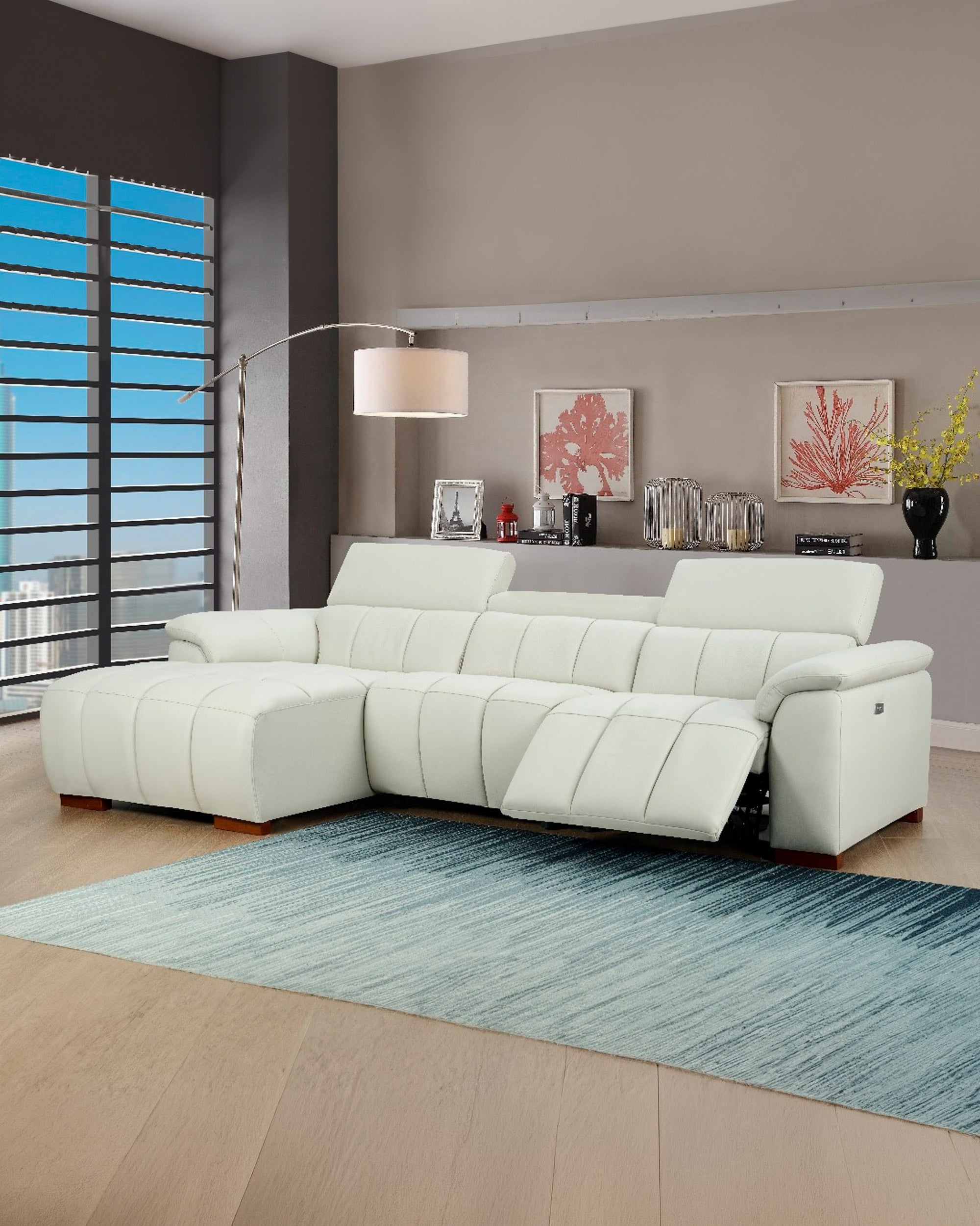 MADAGASCAR electric reclining chaise longue sofa