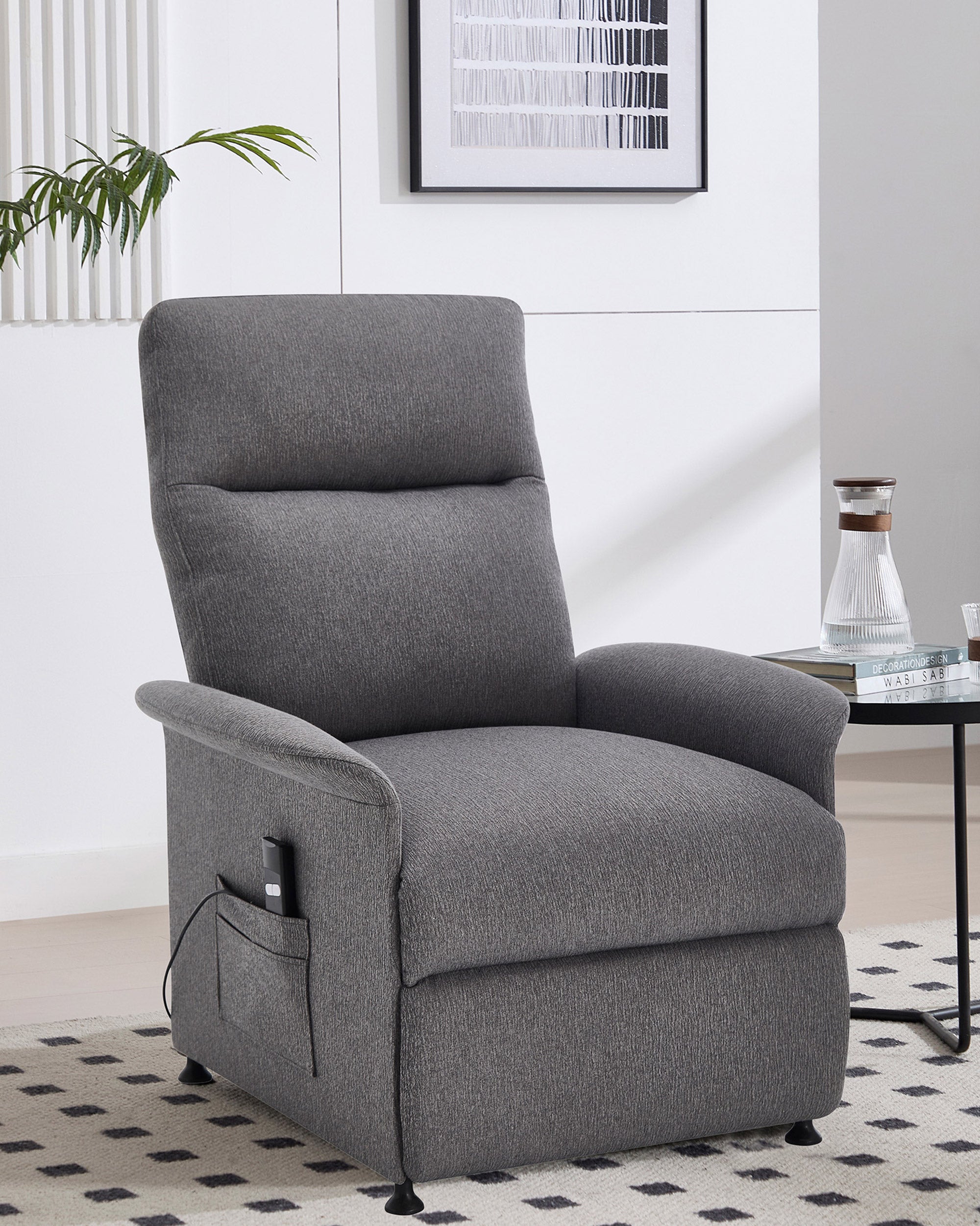 Electric reclining relax armchair PUSHING
