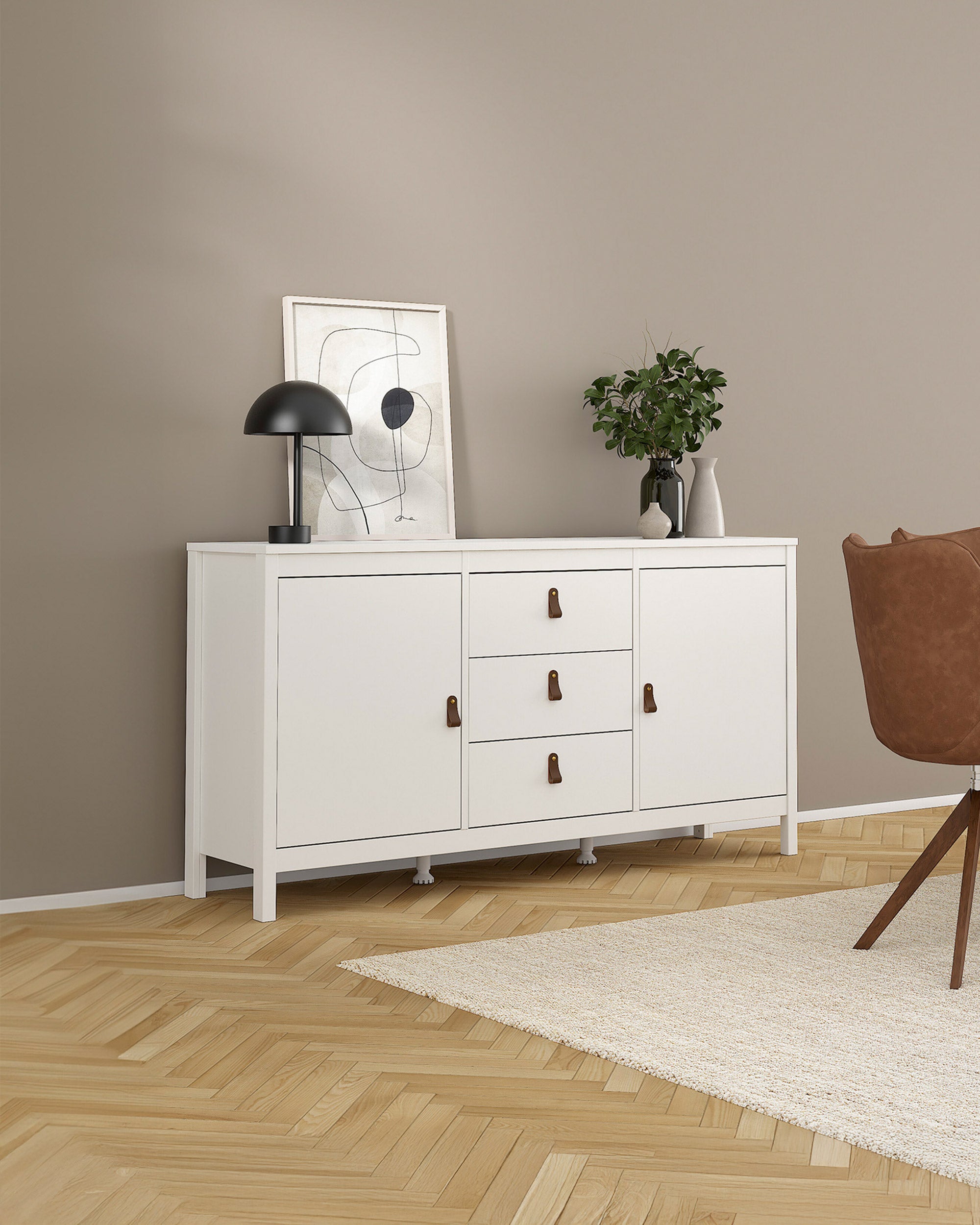 AREEIRO Sideboard with 2 doors and 3 drawers