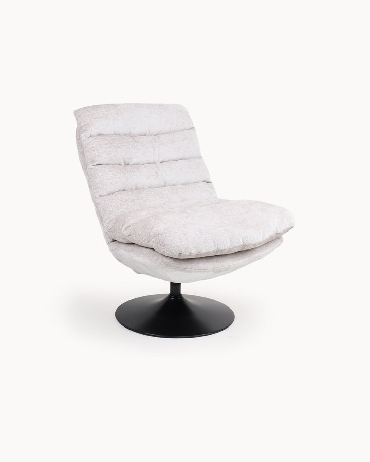 Swivel armchair SCALLY