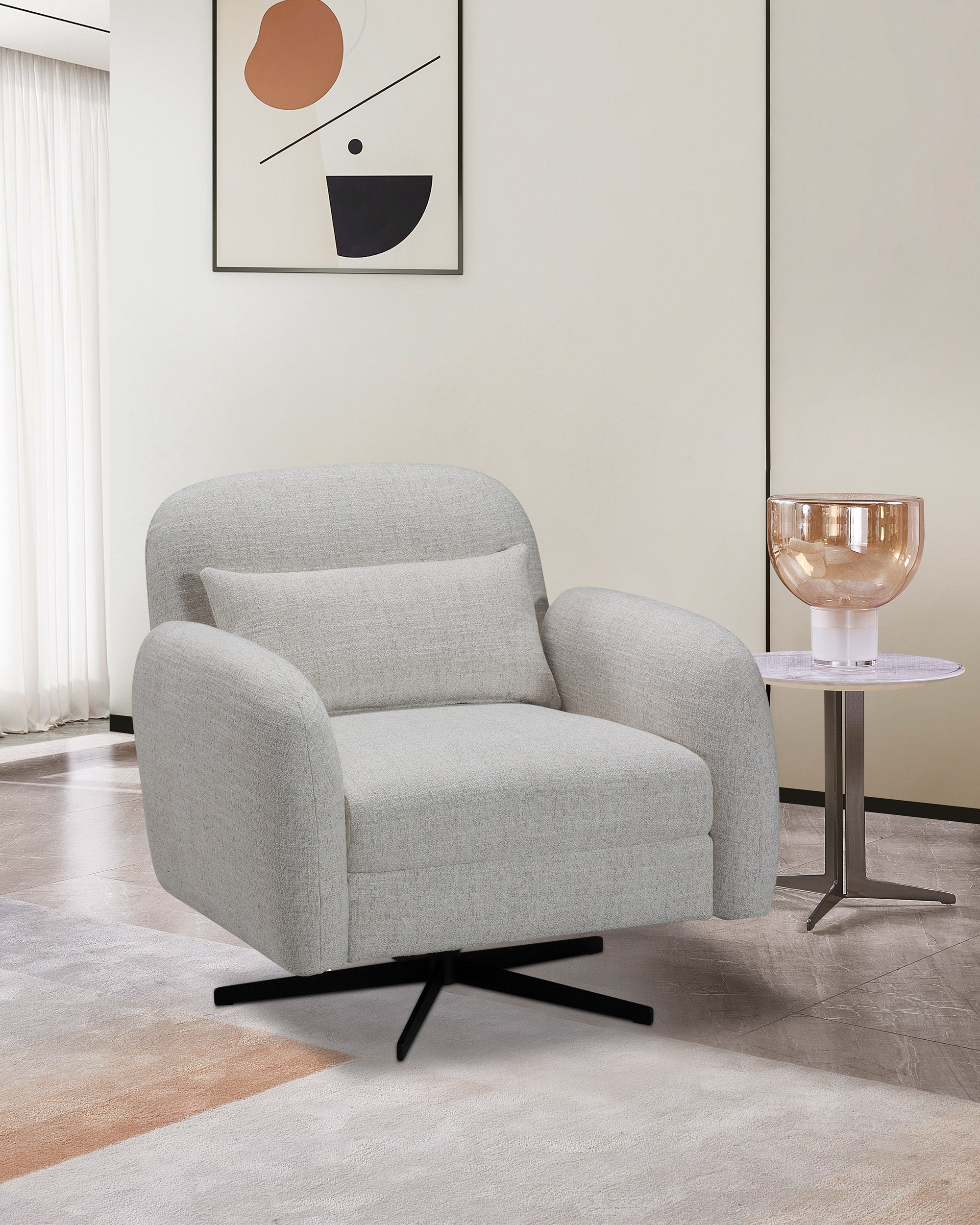 Sillón CAROL giratorio (360º)