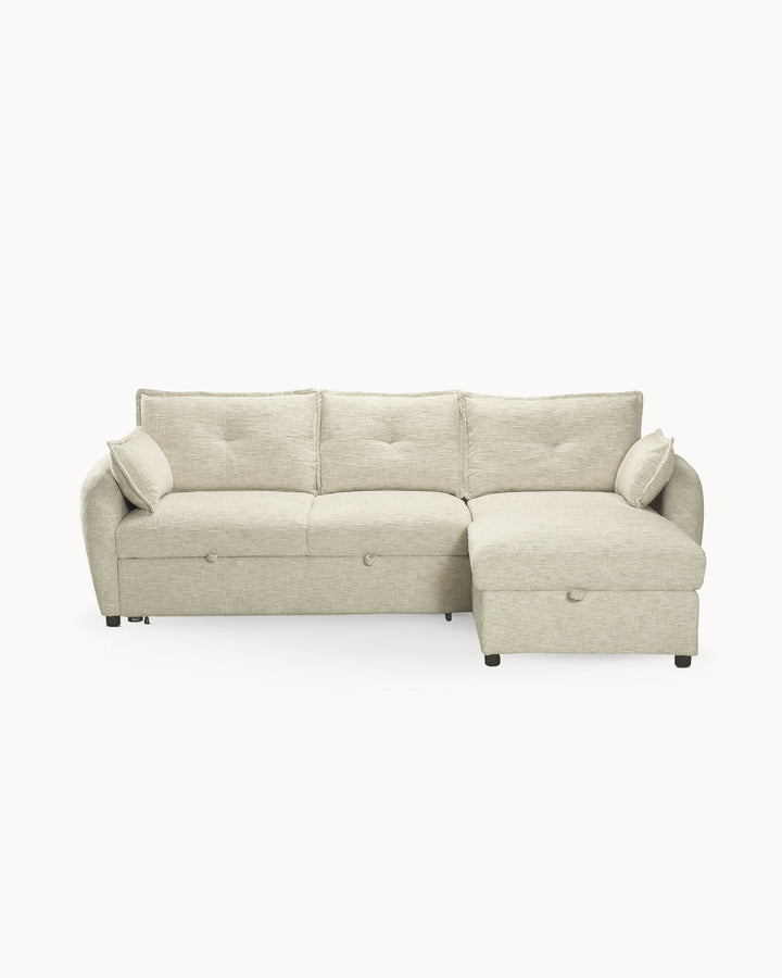 Sofá chaise longue ISADORA com cama e baú