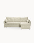 ISADORA chaise longue sofa with bed and storage