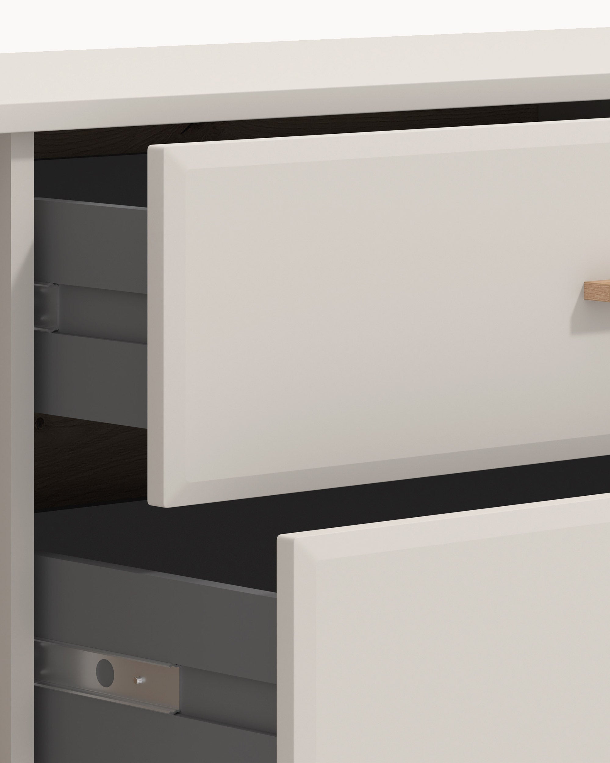 DARWEN TV unit with 2 doors and 2 drawers