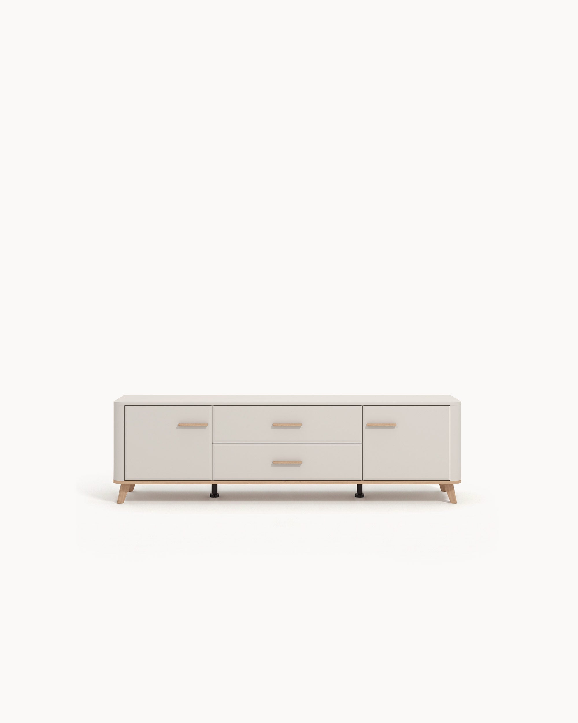 DARWEN TV unit with 2 doors and 2 drawers