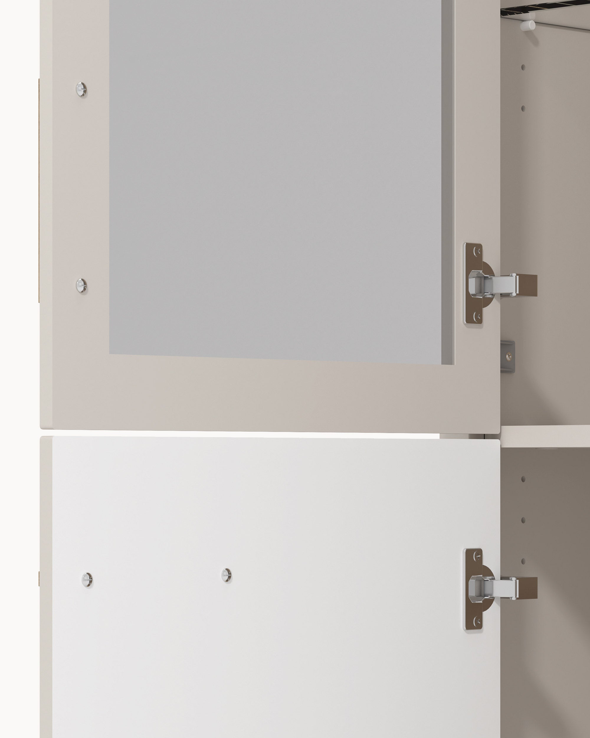 DARWEN display cabinet with 2 doors