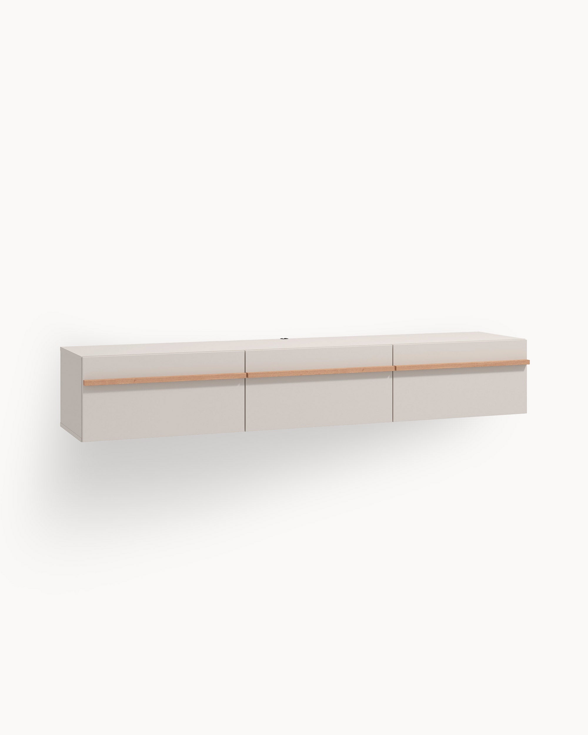 ARLES l suspended TV unit with 3 doors