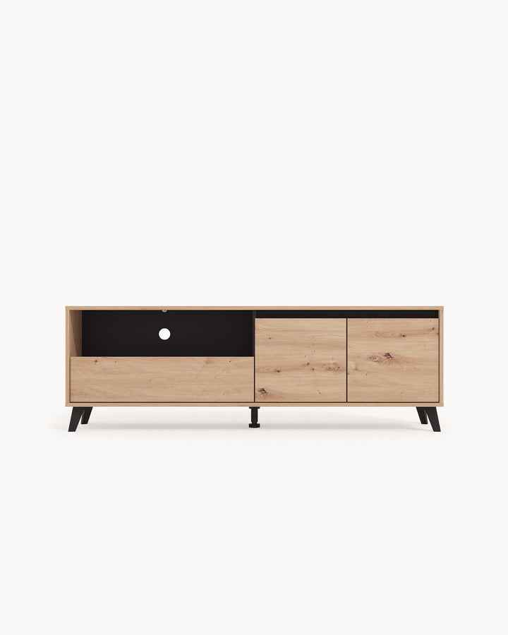 STIRLING TV unit with 2 doors and 1 drawer