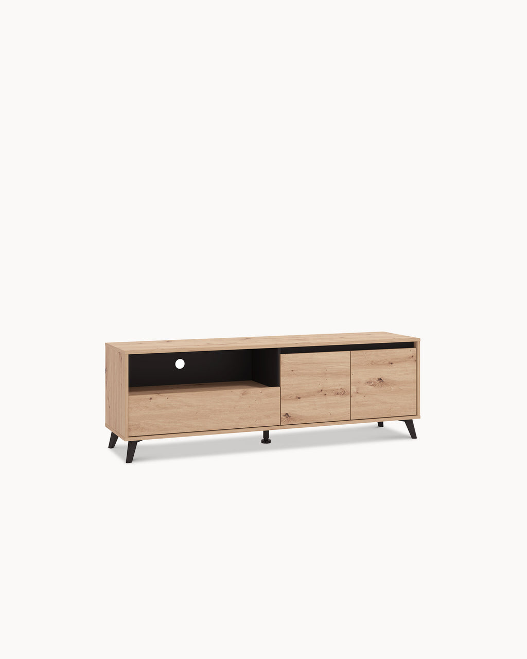 Móvel TV STIRLING com 2 portas e 1 gaveta