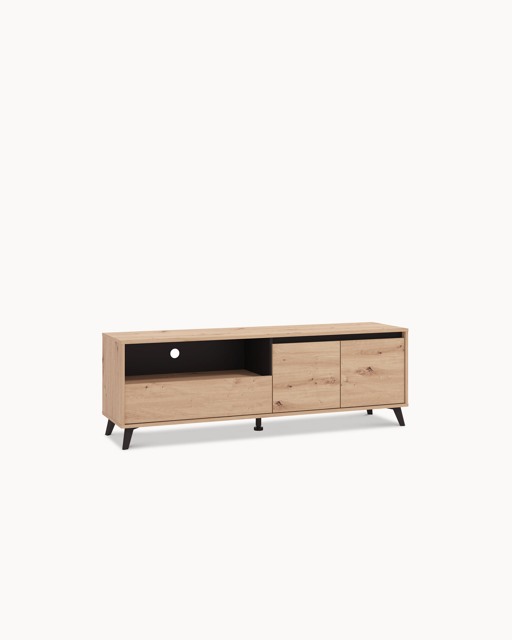 Móvel TV STIRLING com 2 portas e 1 gaveta