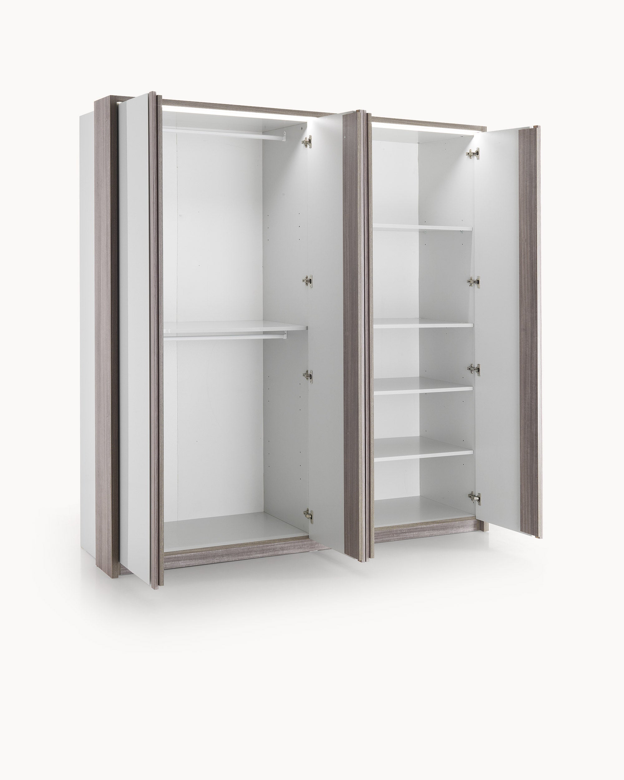 Roupeiro PESARO com 4 portas e com LED