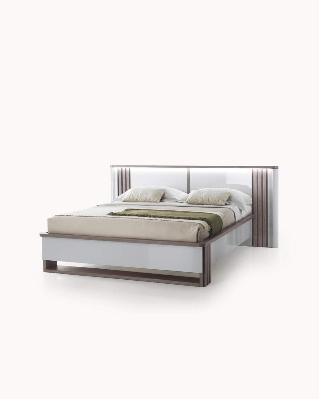 Cama de casal PESARO com LED