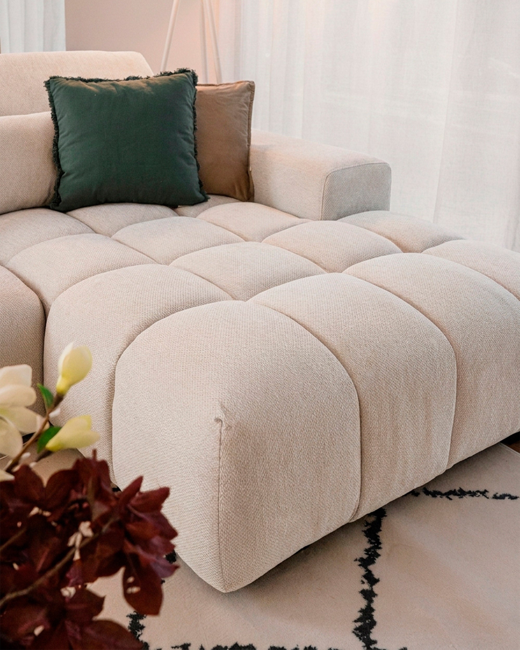 Sofá chaise longue BRISBANE
