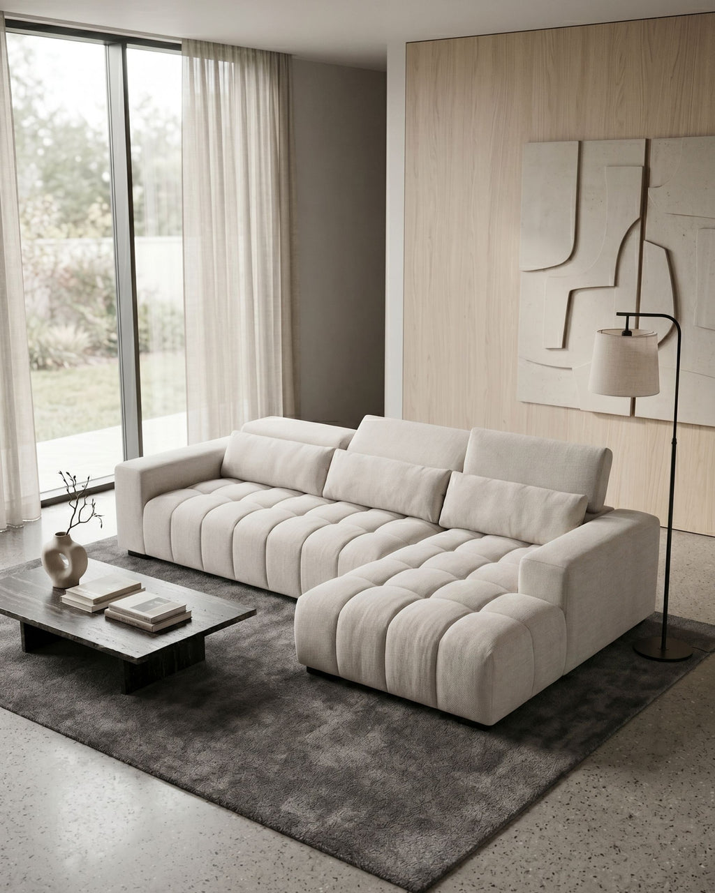 Sofá chaise longue BRISBANE