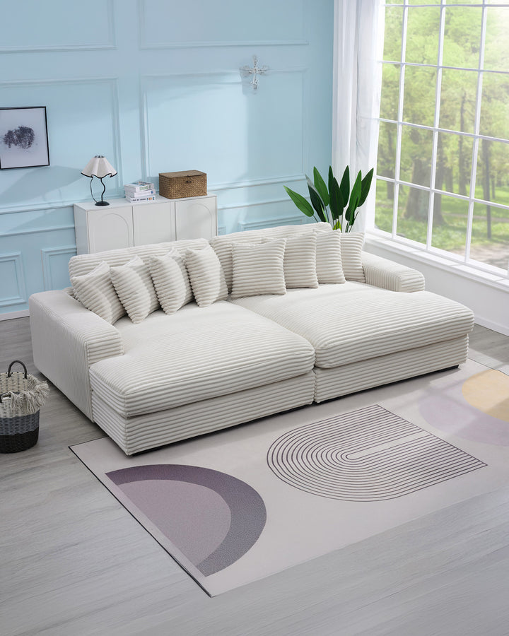 Sofá com dupla chaise longue TAITI