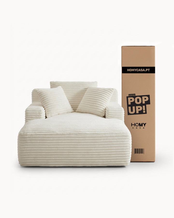 Sofás POP UP! Sofá chaise longue CHAYSE embalado a vácuo