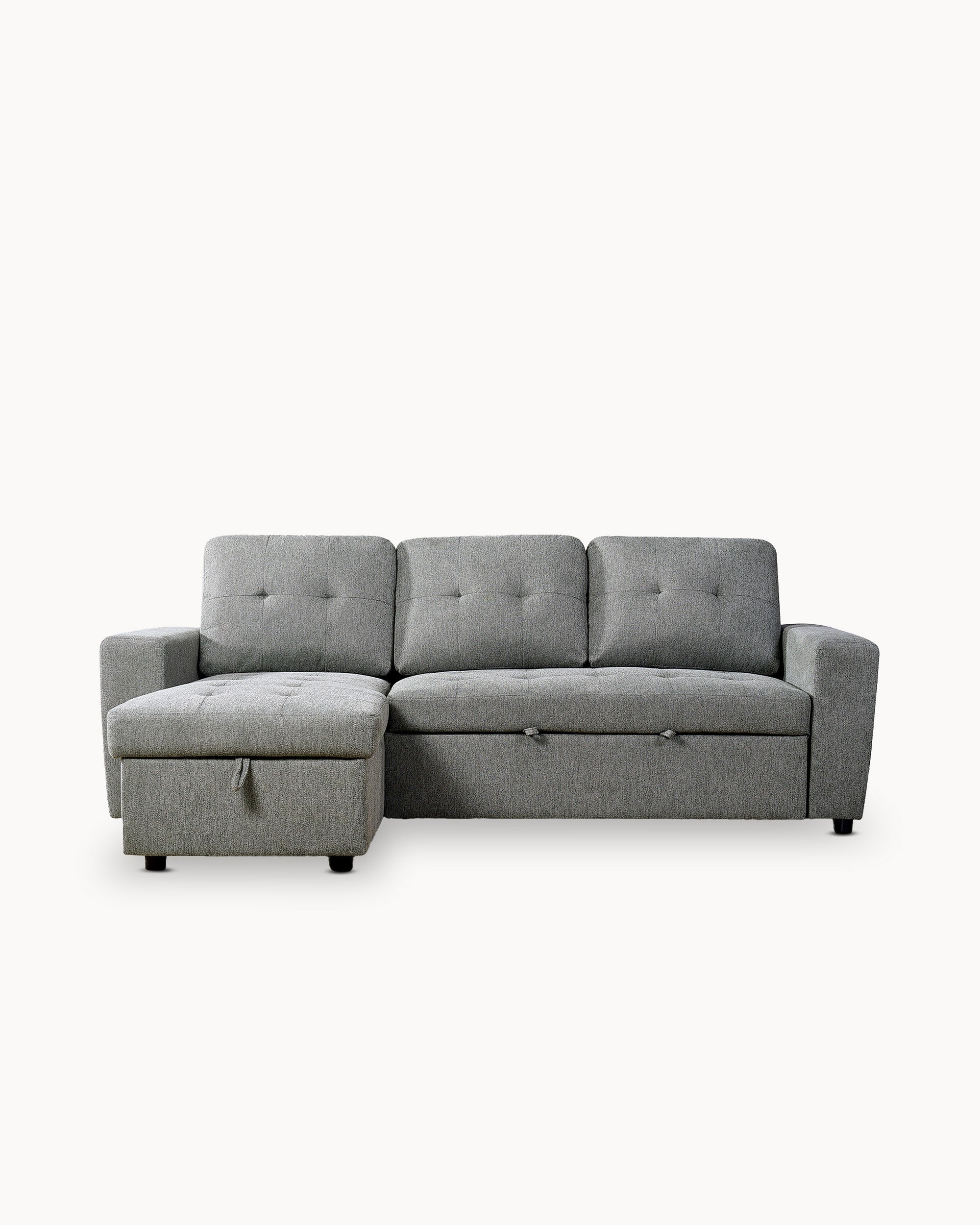FABIANA III reversible chaise longue sofa with bed and storage box