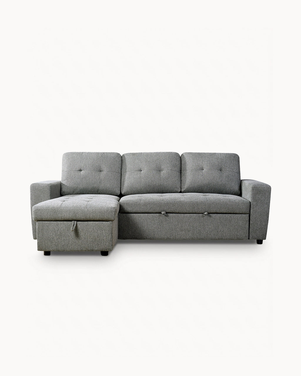 Sofá chaise longue reversível FABIANA III com cama e baú
