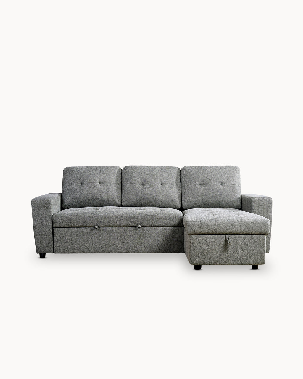 Sofá chaise longue reversível FABIANA III com cama e baú