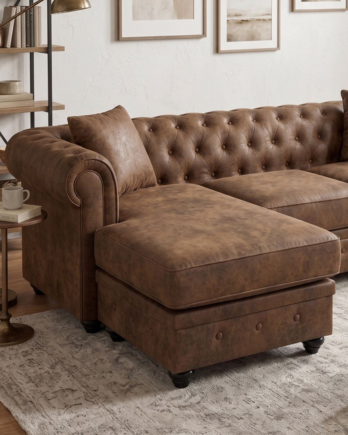 CHESTER Reversible chaise longue sofa
