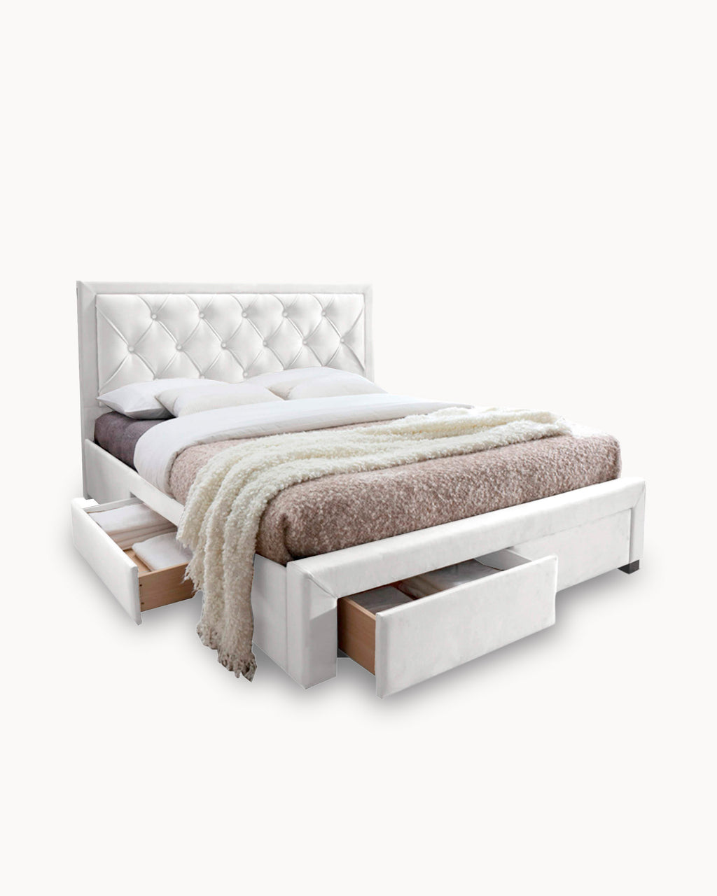 Pack cama de matrimonio BIA + Colchón HOMYSLEEP PALACIO COOLER