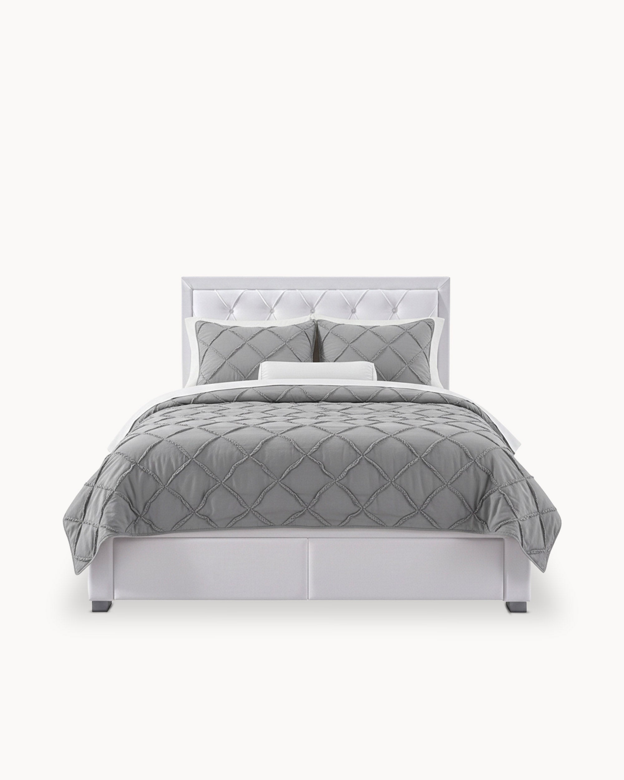 BIA double bed with 4 drawers