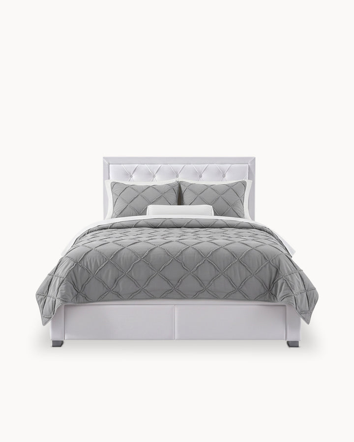 BIA double bed with 4 drawers