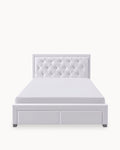Cama de casal BIA com 4 gavetas