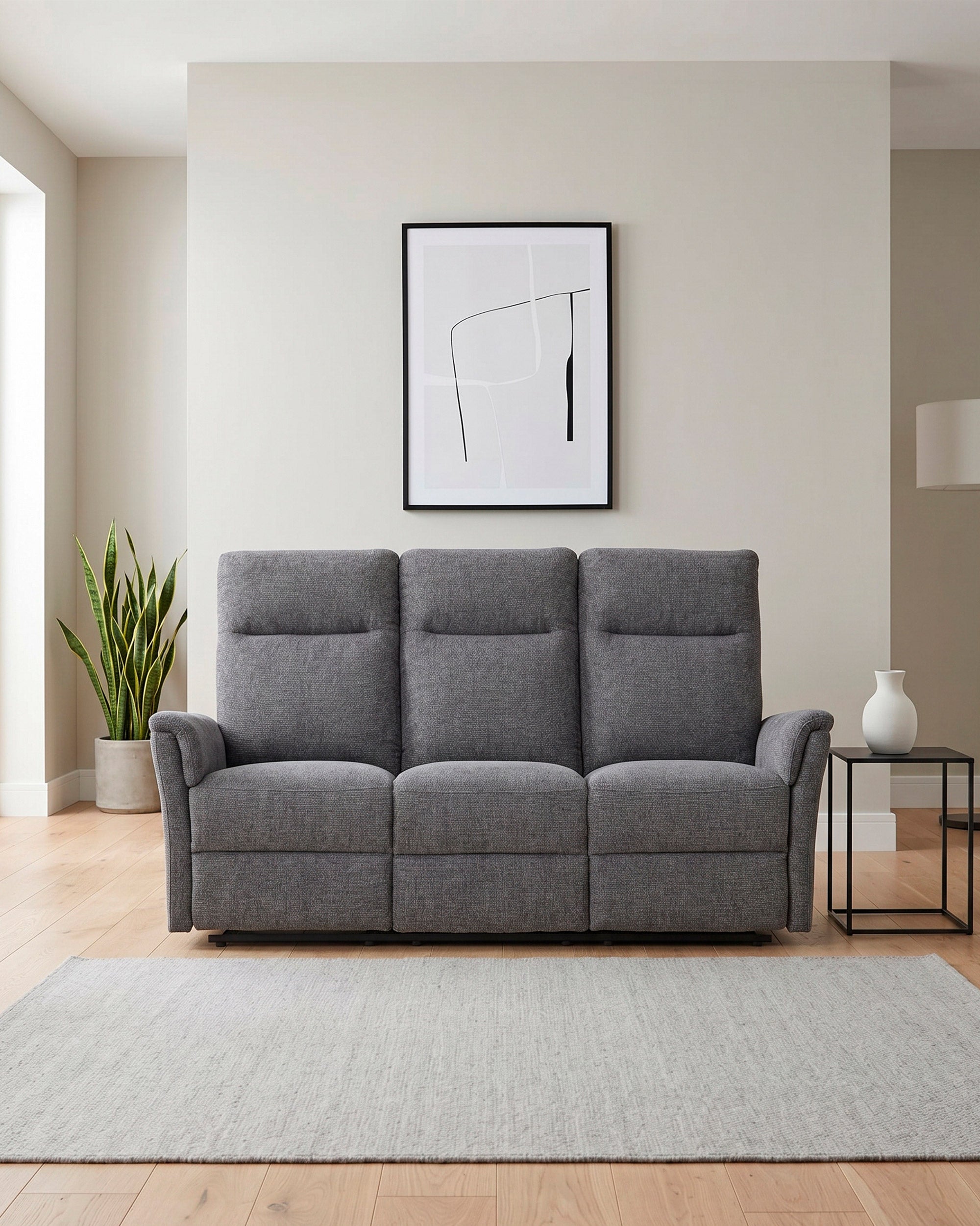 NORMANDY 3-seater electric reclining sofa