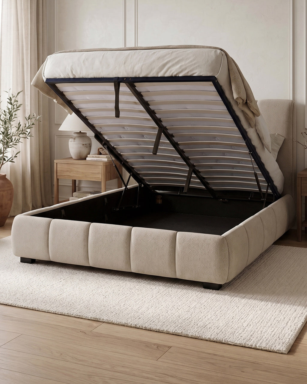 Pack cama de casal elevatória ALBERTINI + Colchão HOMYSLEEP VERA PLUS