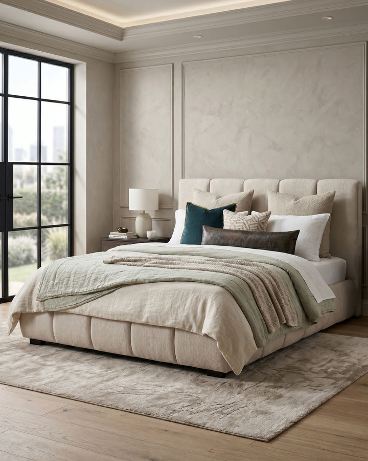 Pack cama de matrimonio elevable ALBERTINI + Colchón HOMYSLEEP PALACIO COOLER