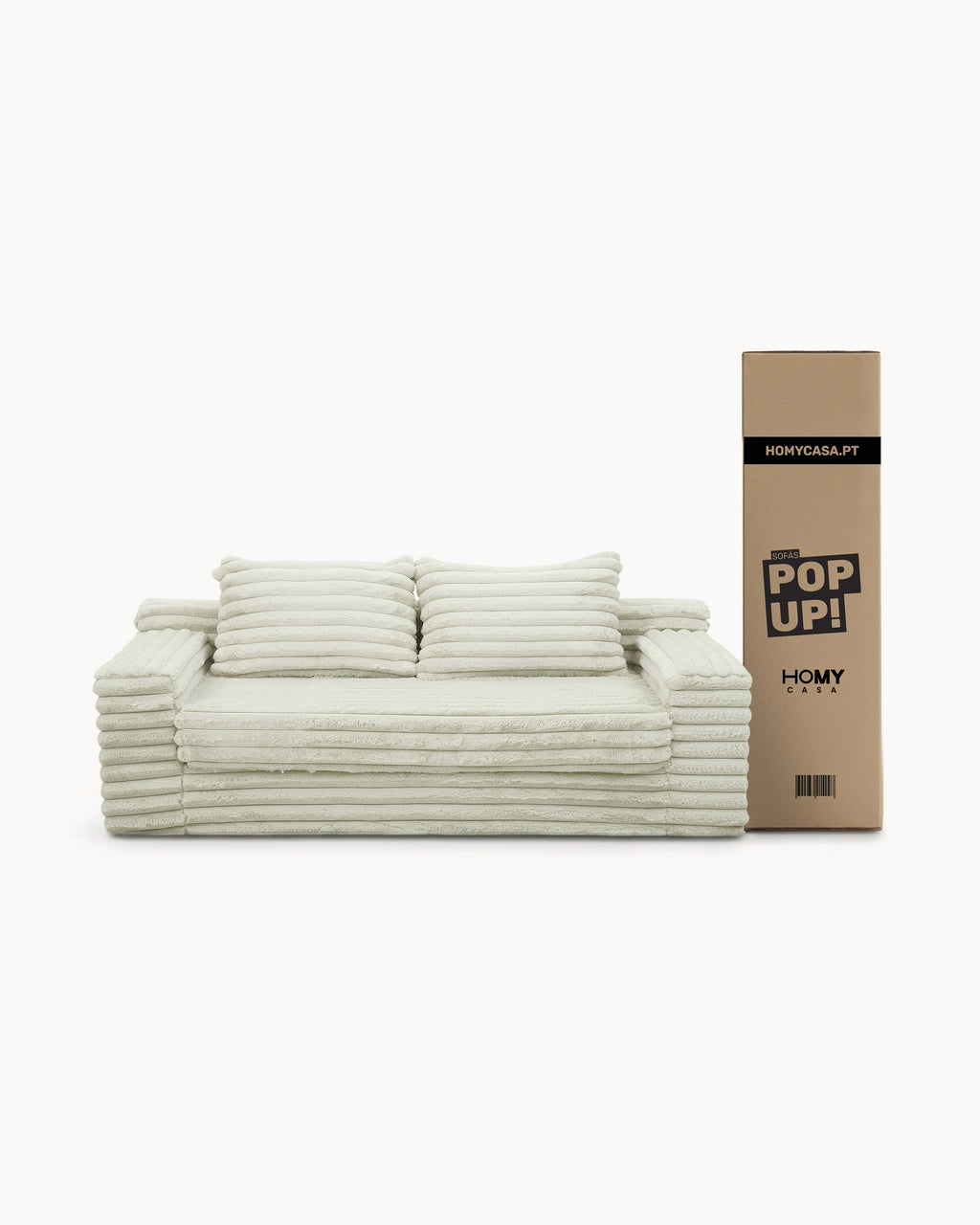 POP UP sofas! GASTON 2-seater sofa vacuum packed