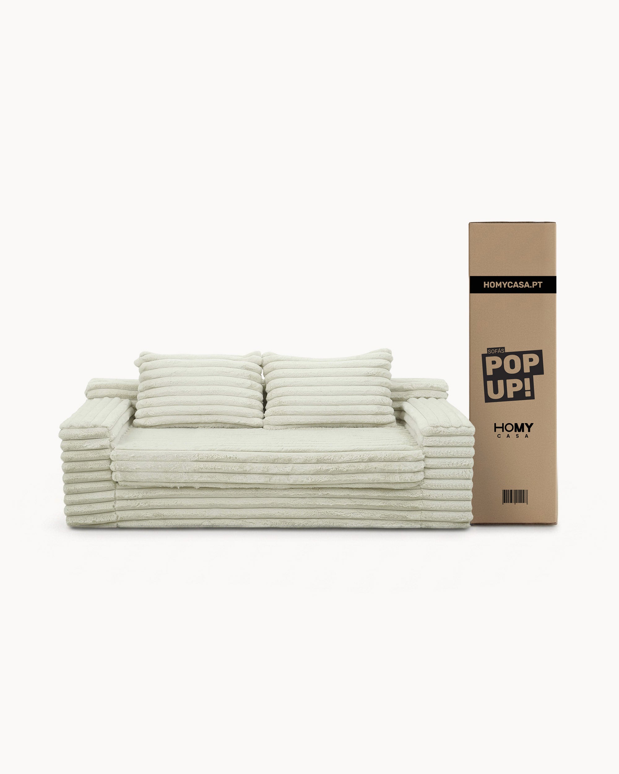 POP UP sofas! GASTON 2-seater sofa vacuum packed