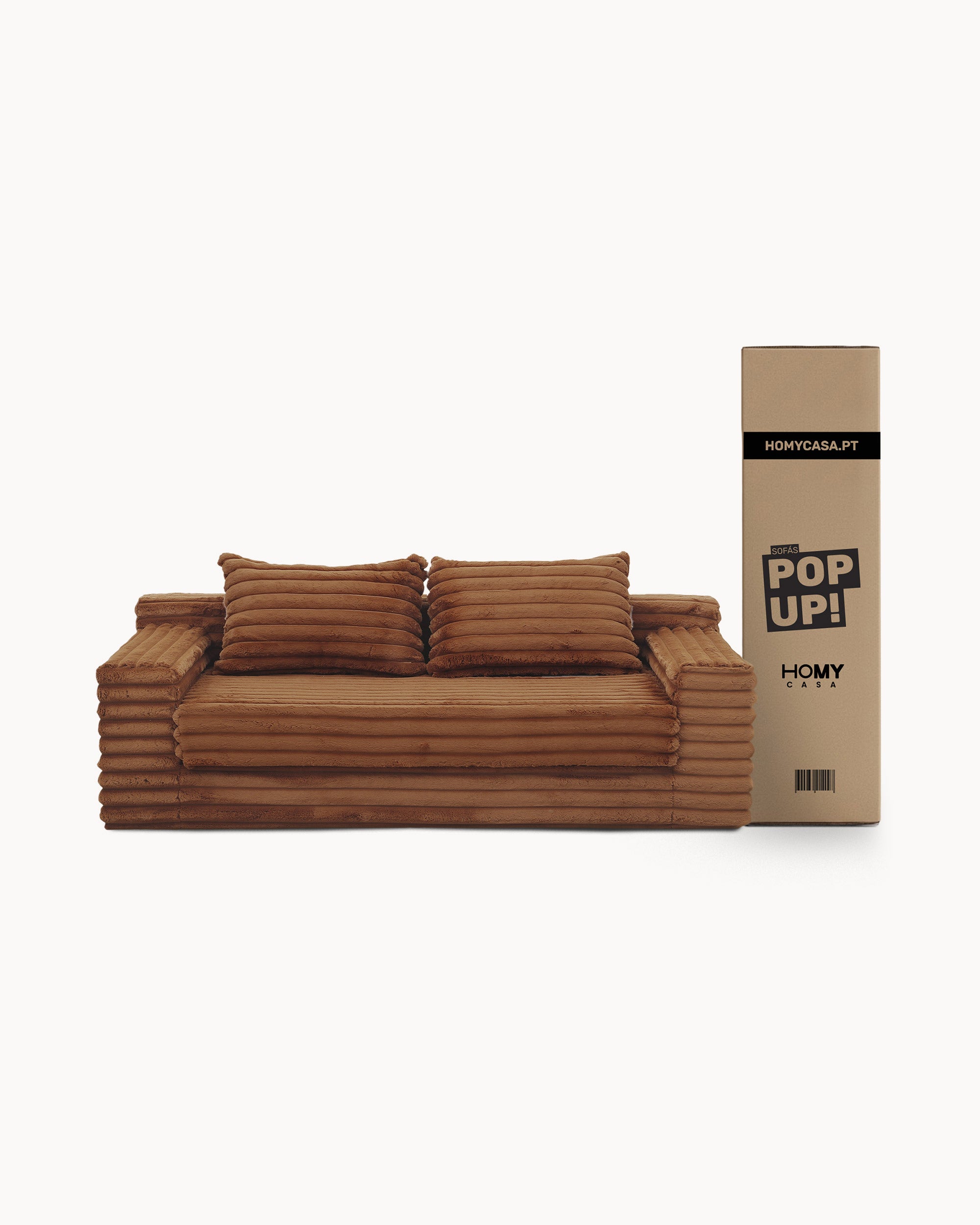 POP UP sofas! GASTON 2-seater sofa vacuum packed