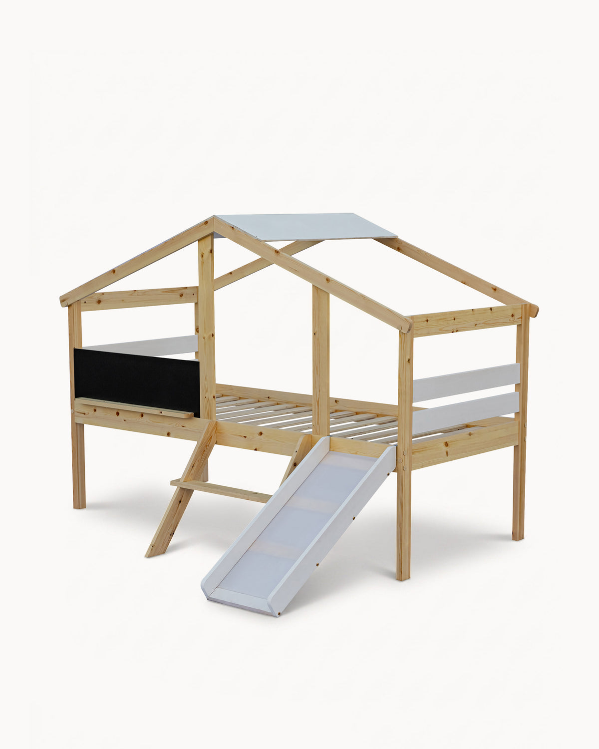 Pack Cama alta infantil SLIDER + colchão KID ROLLER