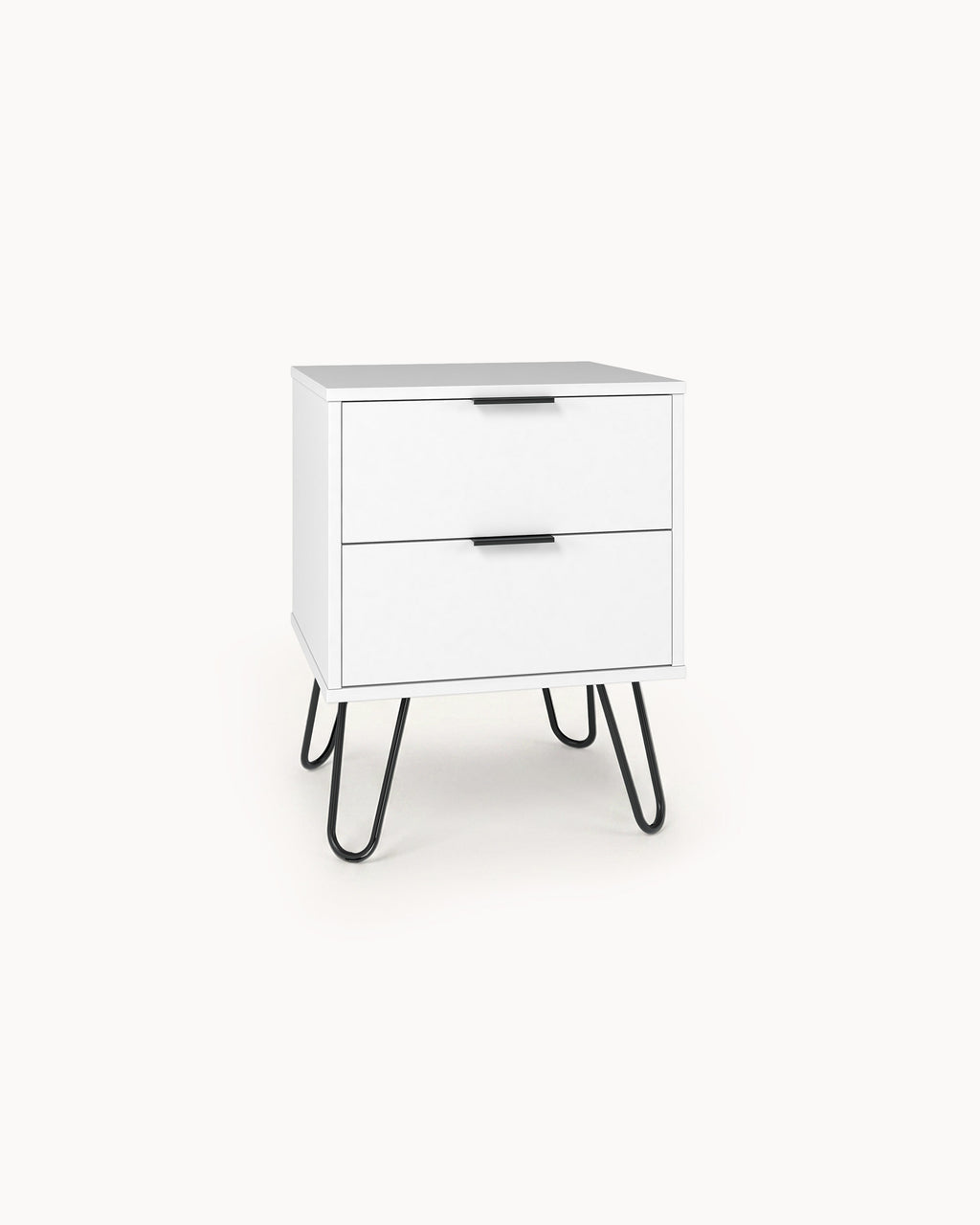Mesa de cabeceira CASSIE com 2 gavetas