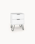 Mesa de cabeceira CASSIE com 2 gavetas