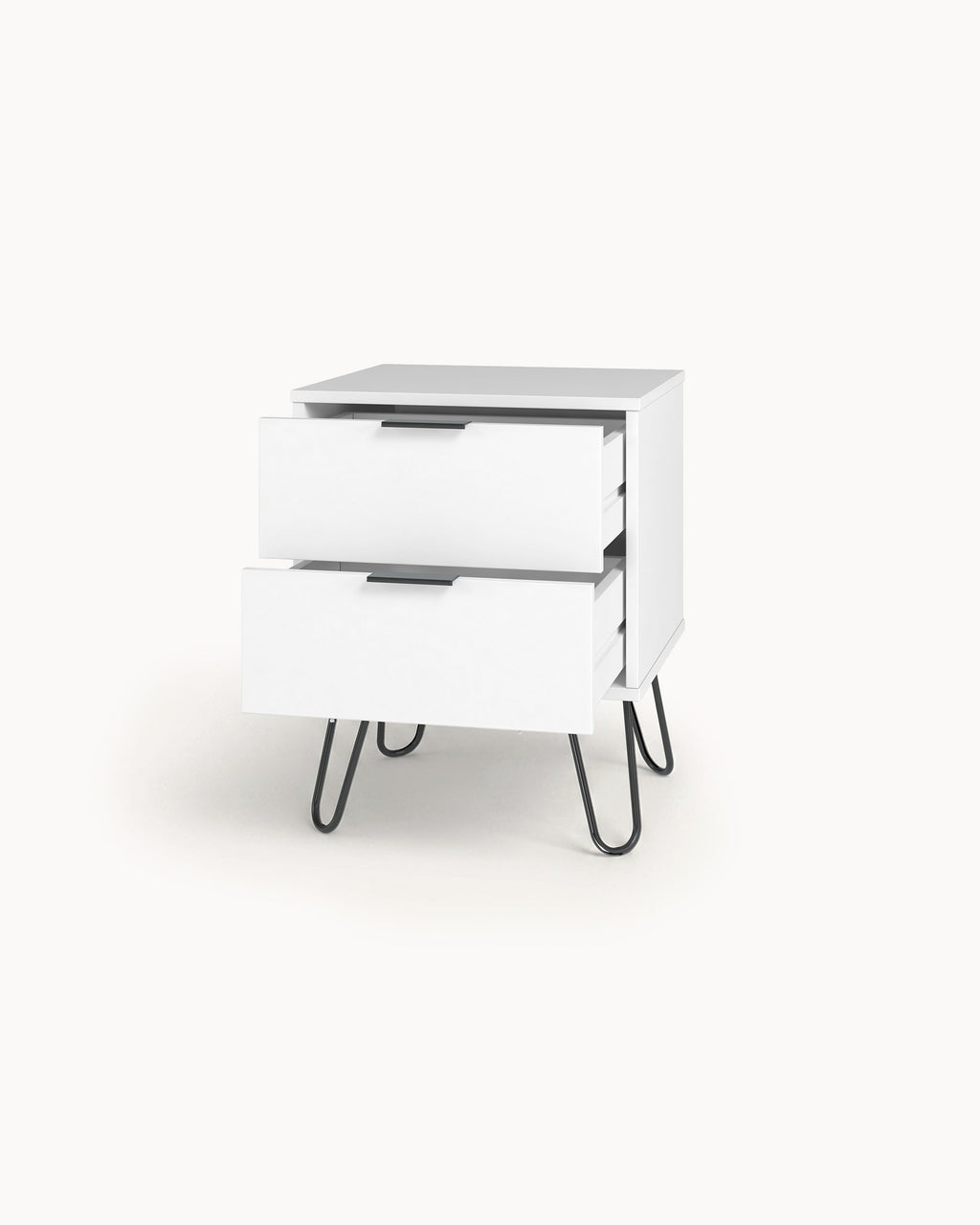 Mesa de cabeceira CASSIE com 2 gavetas