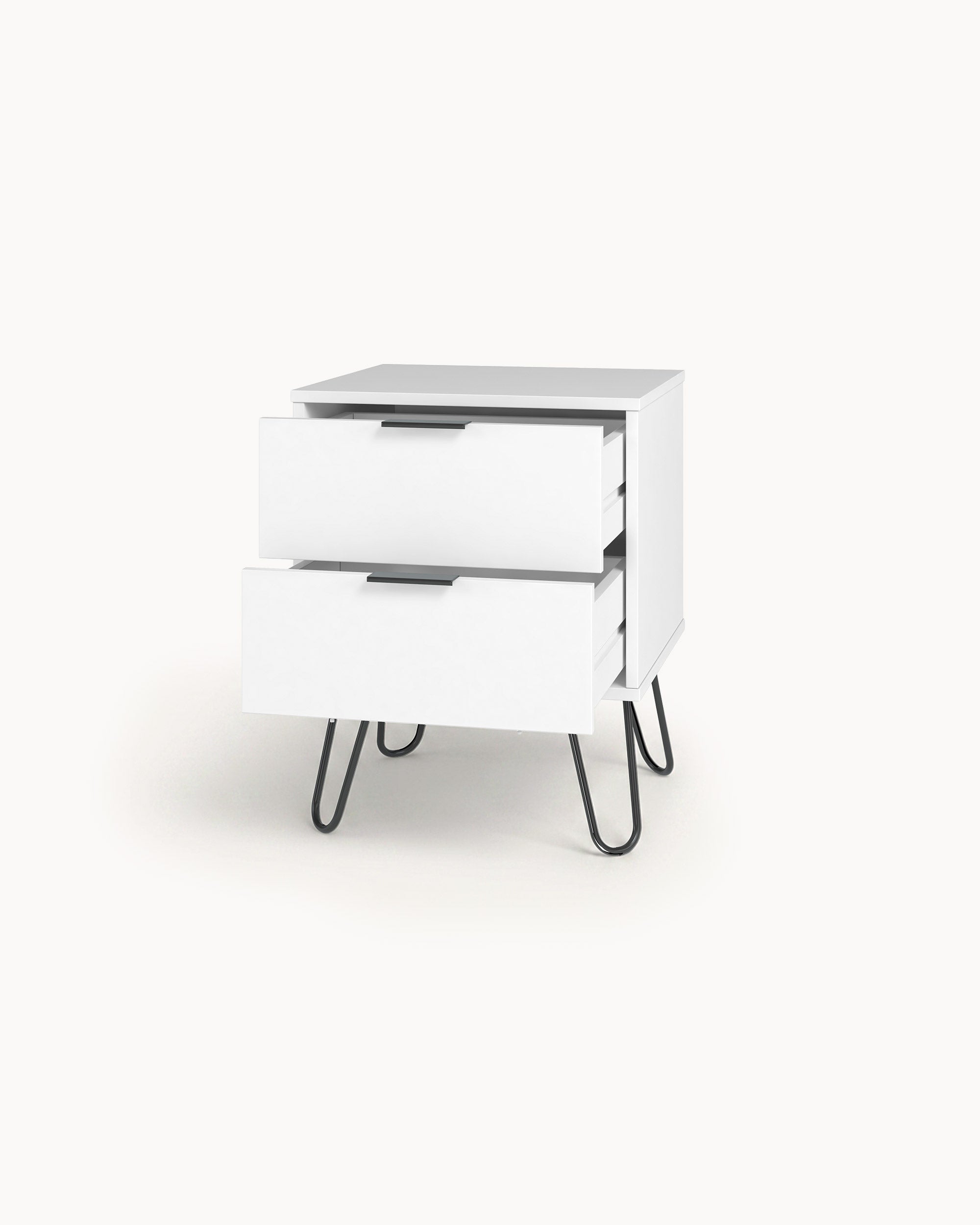 Mesa de cabeceira CASSIE com 2 gavetas