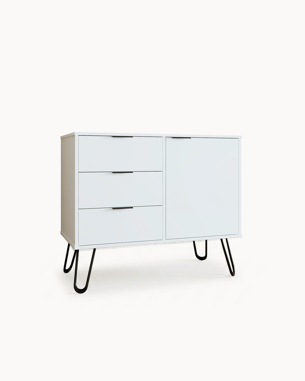CASSIE entrance cabinet with 1 door and 3 drawers