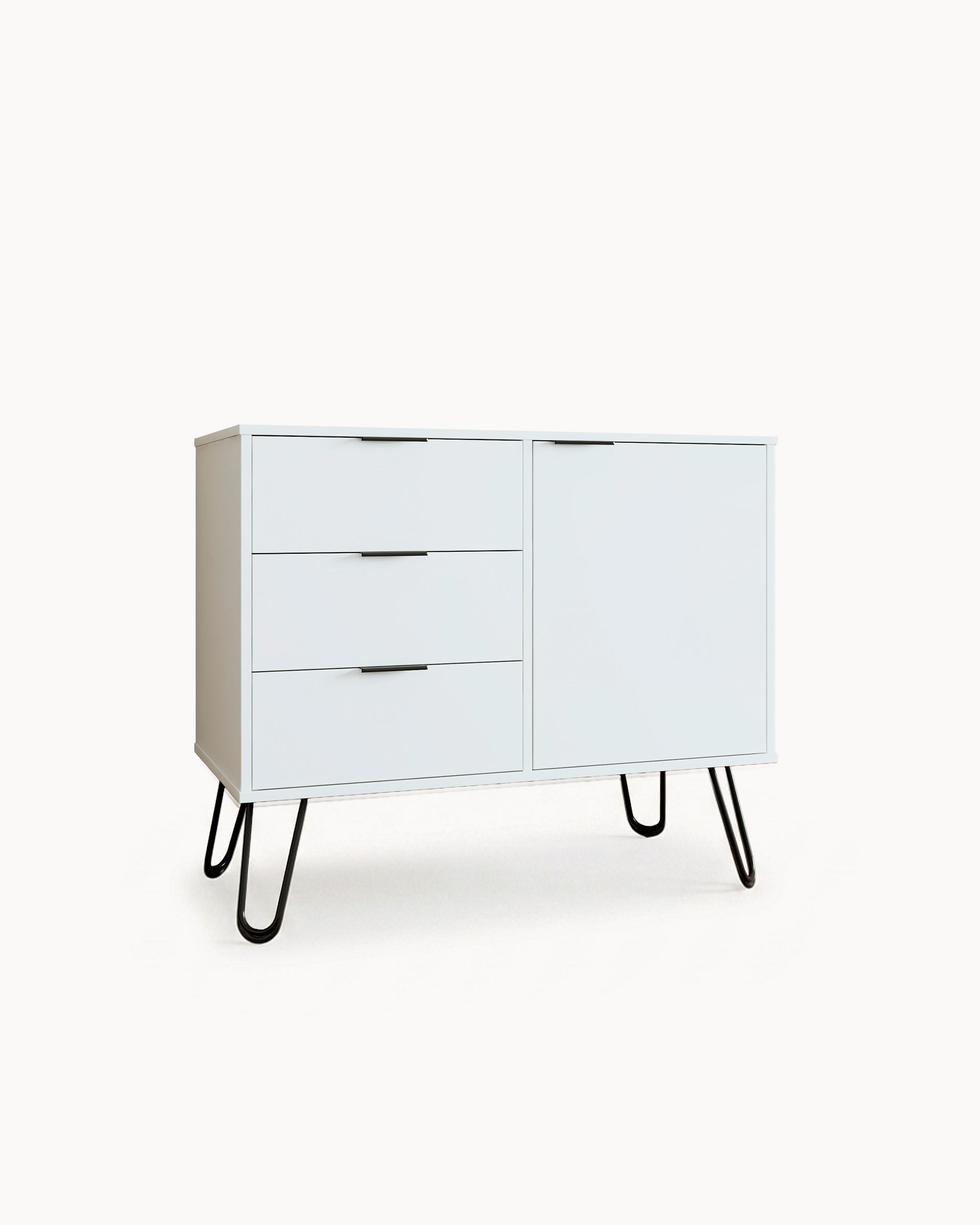 CASSIE entrance cabinet with 1 door and 3 drawers