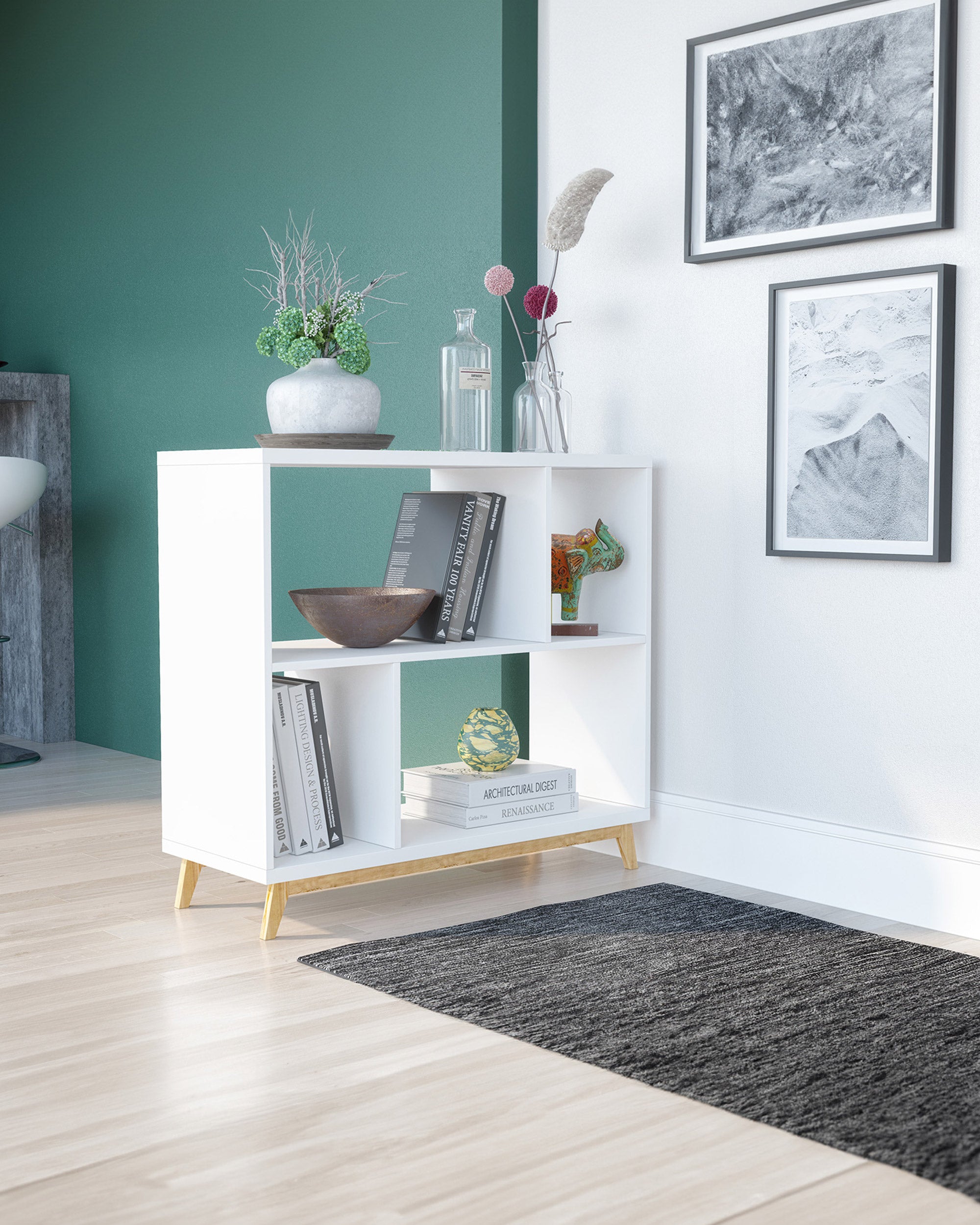 GRACIE shelving unit with 4 compartments