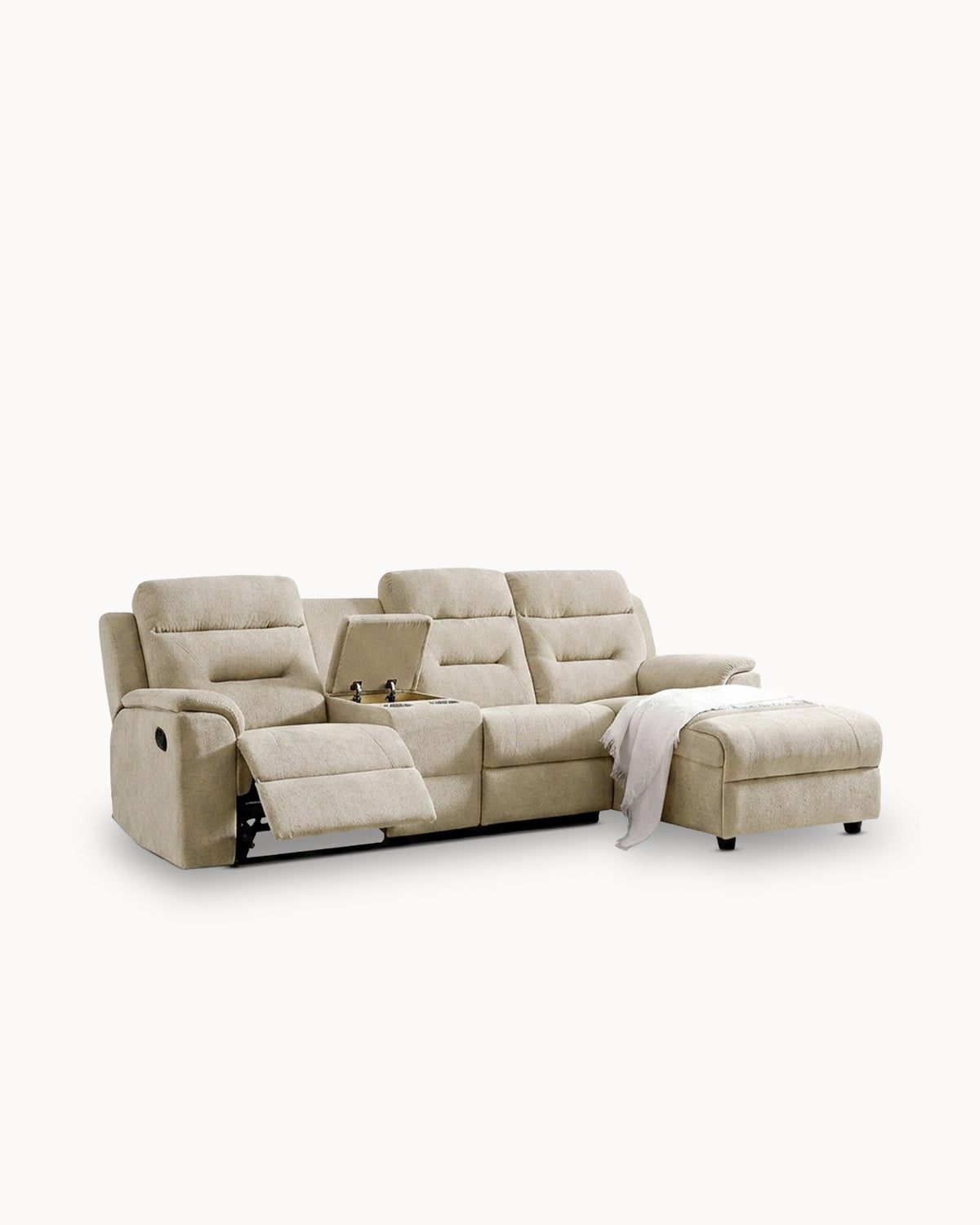 Sofá chaise longue NAMIE relax manual