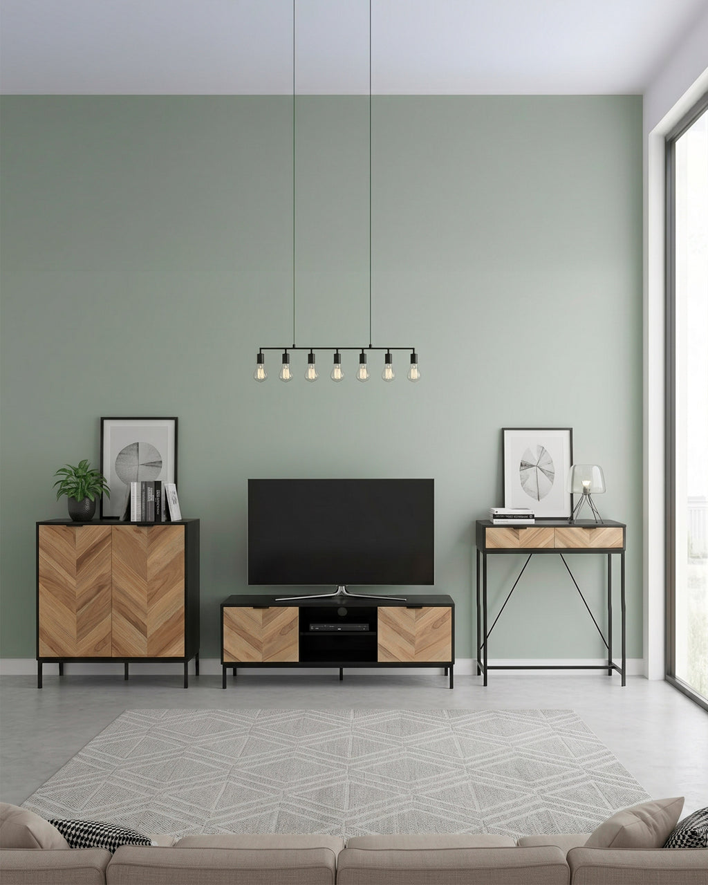 YOLANDA TV unit with 2 doors