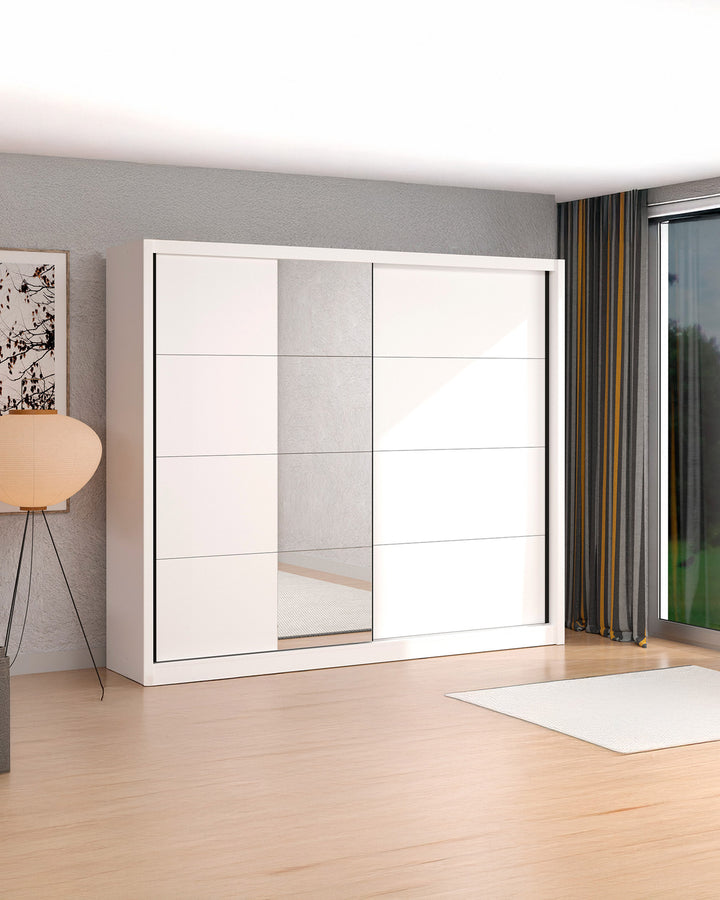 ALBI Wardrobe (245cm) with mirror